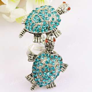 Beautiful Crystal Glass Adjustable Finger Ring 1 Piece.Very exquisite 
