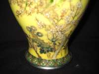 antique japanese cloisonne vase prfct signed Super  