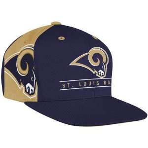   St. Louis Rams Navy Blue Gold Duality Snapback Hat