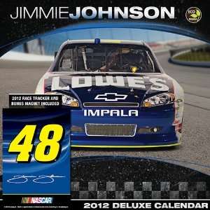  Jimmie Johnson Deluxe Wall Calendar 2012