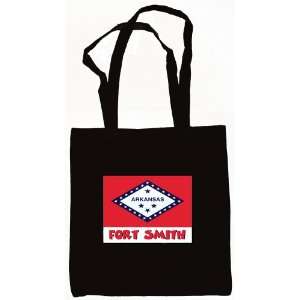    Fort Smith Arkansas Souvenir Tote Bag Black 