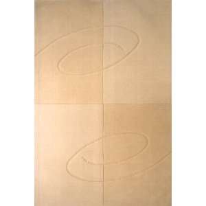  Metro Collection Beige Hand Loomed Wool Area Rug 2.30 x 8 