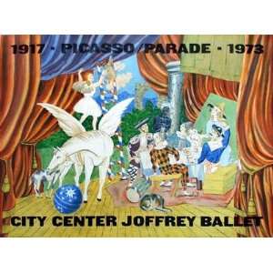     Parade, City Center Joffrey Ballet Lithograph