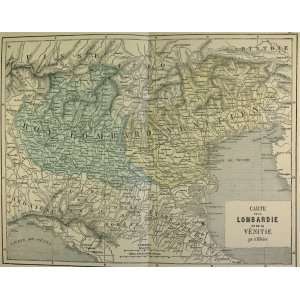  Dufour map of Lombardie (1854)