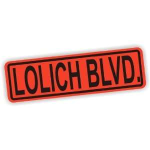 Lolich Boulevard Street Sign 