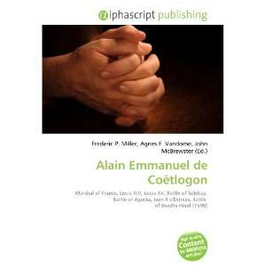  Alain Emmanuel de Coëtlogon (9786132738592) Books