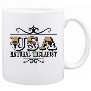  New  Usa Natural Therapist   Old Style  Mug Occupations 