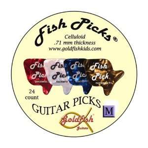  Goldfish FishPicks   24 med. round tin Musical 