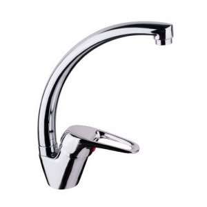 Chrome Finish Solid Brass Kitchen Faucet