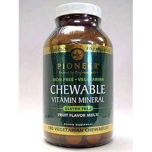   Chewable Vitamin Mineral Iron Free   180 chew
