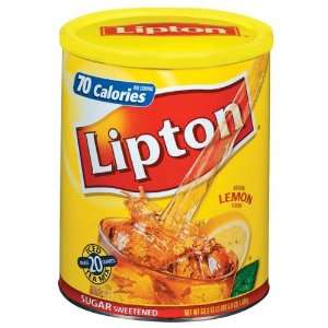 Lipton Ice Tea Mix Natural Lemon Flavor (418640) 53 oz (Pack of 6)