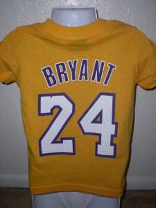 NEW IR Kobe Bryant #24 Lakers TODDLERS 2T T Shirt 1EY  