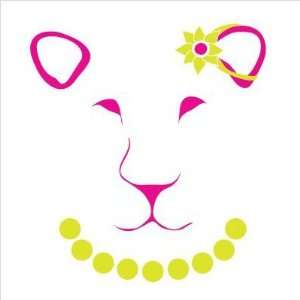 Animal Face   Lioness Stretched Wall Art Size 12 x 12 