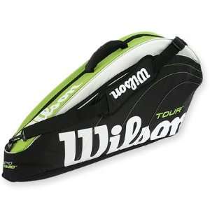  Wilson Tour Triple Tennis Bag   Lime