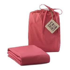  Kee Ka Organic Pink Bedding Crib Skirt Baby