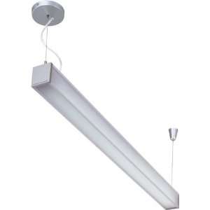  Lidia Collection White Fluorescent Ceiling Lamp