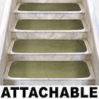 12 ATTACHABLE Carpet Stair Treads 6x23.5 OLIVE GREEN runner rugs
