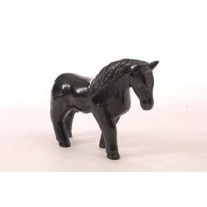  Lex Classics Unicorn Jet Black Marble Unicorn Figurine 