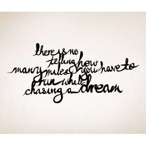 Vinyl Wall Decal Sticker Chasing Dreams Quote #OS_MB284  