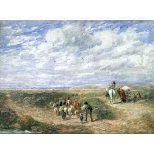     David Cox   24 x 18 inches   Keep The Left Road