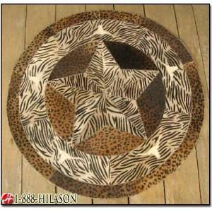  Hair On Leather Patchwork Cowhide Skin 3d Rug Carpet 