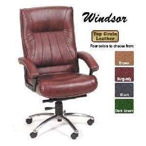  BenchMaster Chair   Windsor Leather Office Chair