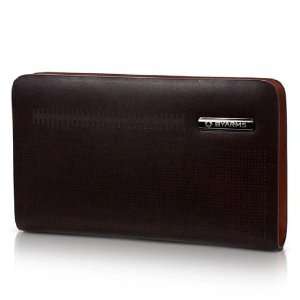   Leather Clutch Bag Fashion & Style COLOR Dark Brown