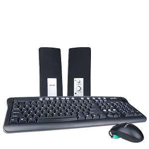  Echo Star PS/2 Keyboard Mouse & Speaker Kit (Black 