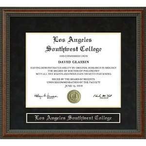   Los Angeles Southwest College (LASC) Diploma Frame