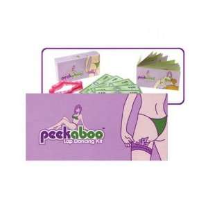 Bundle Peekaboo Lap Dancing Kit and 2 pack of Pink Silicone Lubricant 
