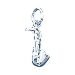  Sterling Silver Saxophone Charm Jewelry