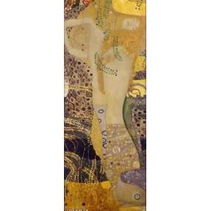  Hand Made Oil Reproduction   Gustav Klimt   24 x 62 inches 