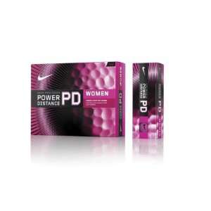Nike Power Distance Womens Golf Balls Pink 12 Pack  