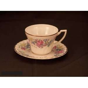Syracuse Lilac Rose Cups & Saucers 