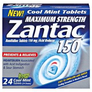  Zantac 150 mg, Maximum Strength, 85 Cool Mint Tablets 