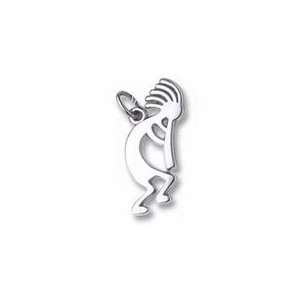  Kokopelli Charm   10k Yellow Gold Jewelry