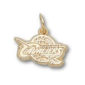  Cleveland Cavaliers 3/8 Logo Charm   14KT Gold Jewelry 