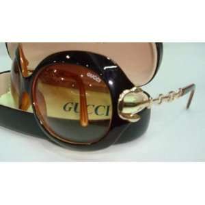 Gucci Designer Sunglasses Black/Orange frame (G001)