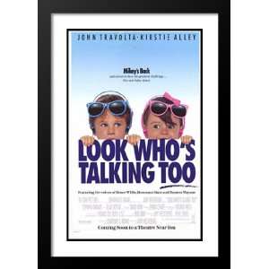 Look Whos Talking Too 32x45 Framed and Double Matted Movie Poster   A