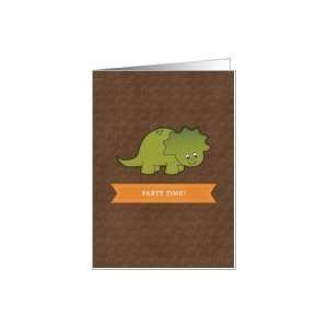  Triceratops Dinosaur Invitation Card Toys & Games