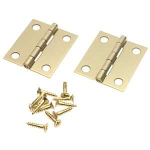  Stanley 803190 3/4 Bright Brass(3) Broad Hinge