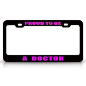 DOCTOR Occupational Career, High Quality STEEL /METAL Auto License 