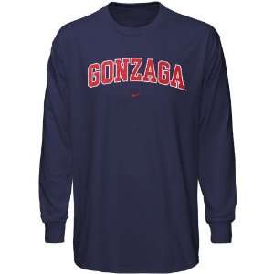  Nike Gonzaga Bulldogs Navy Blue College Classic Long 