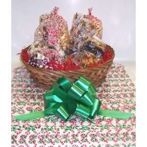 Scotts Cakes Large Father Christmas Holiday Basket no Handle Candy 