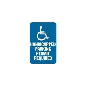   Vinyl Banner   Handicapped Parking Permit Required 