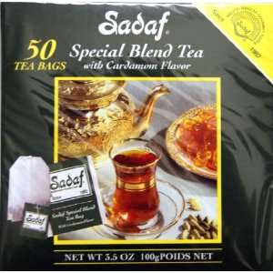   Blend Tea with Cardamom Flavor 50 Tea Bags Net WT 3.5 OZ (100g