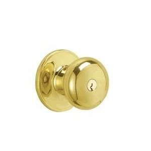  Dexter J54 605 Bright Brass Keyed Entry Stratus Style knob 