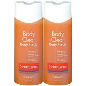 Neutrogena Body Clear Body Scrub, Acne Treatment 8.5OZ 07050107000 