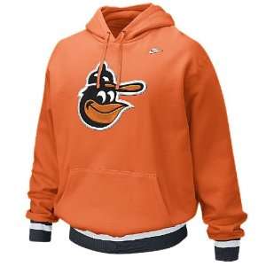  Nike Baltimore Orioles Cooperstown Embroidered Brushback Hooded 