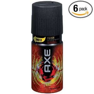  Axe Body Spray, Fever, 4 Ounce Cans (Pack of 6) Health 